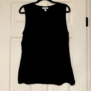 Charter Club Navy Blue Tank with Layer Detail